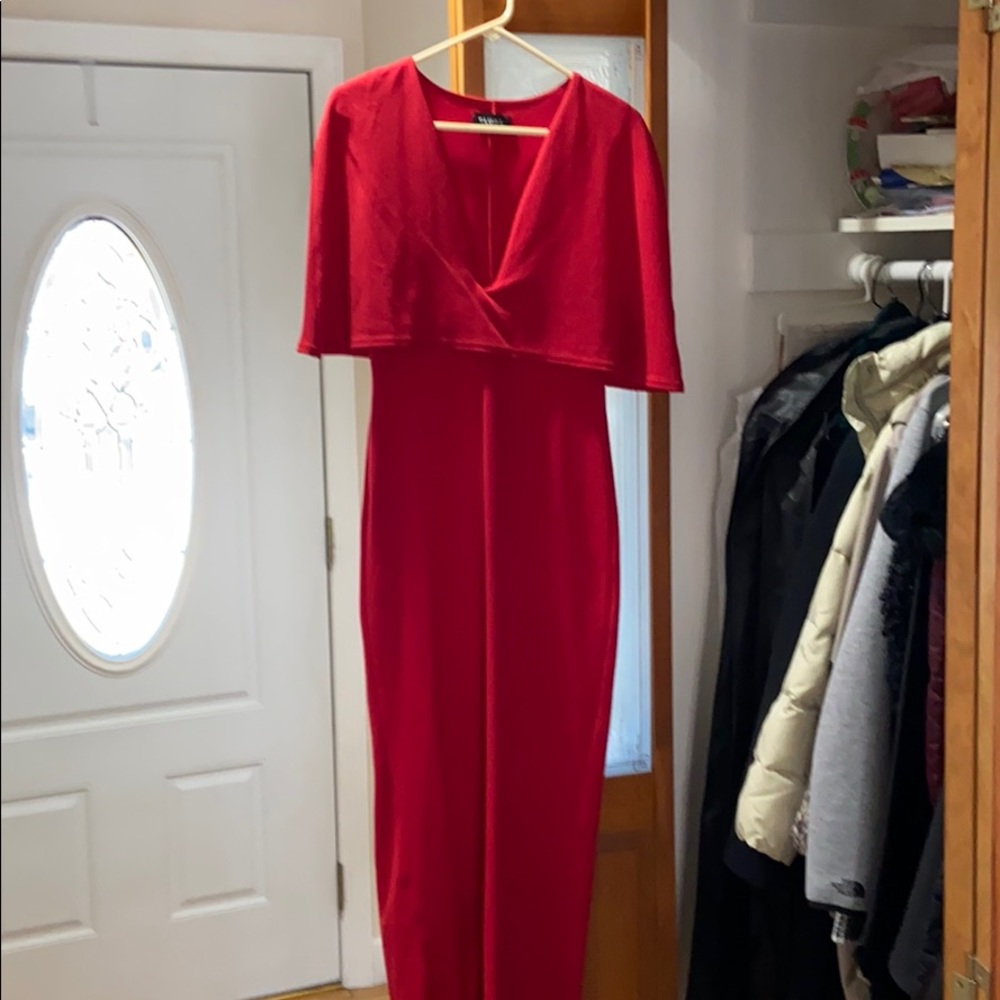 Maxi dress, red, size 12